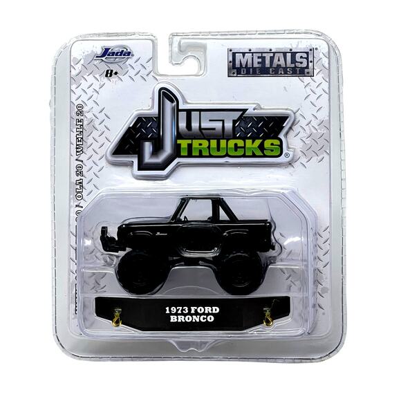 Jada Toys "Just Trucks" 1973 Black Ford Bronco Die-Cast Replica 1/32 Scale NIP - Picture 1 of 6
